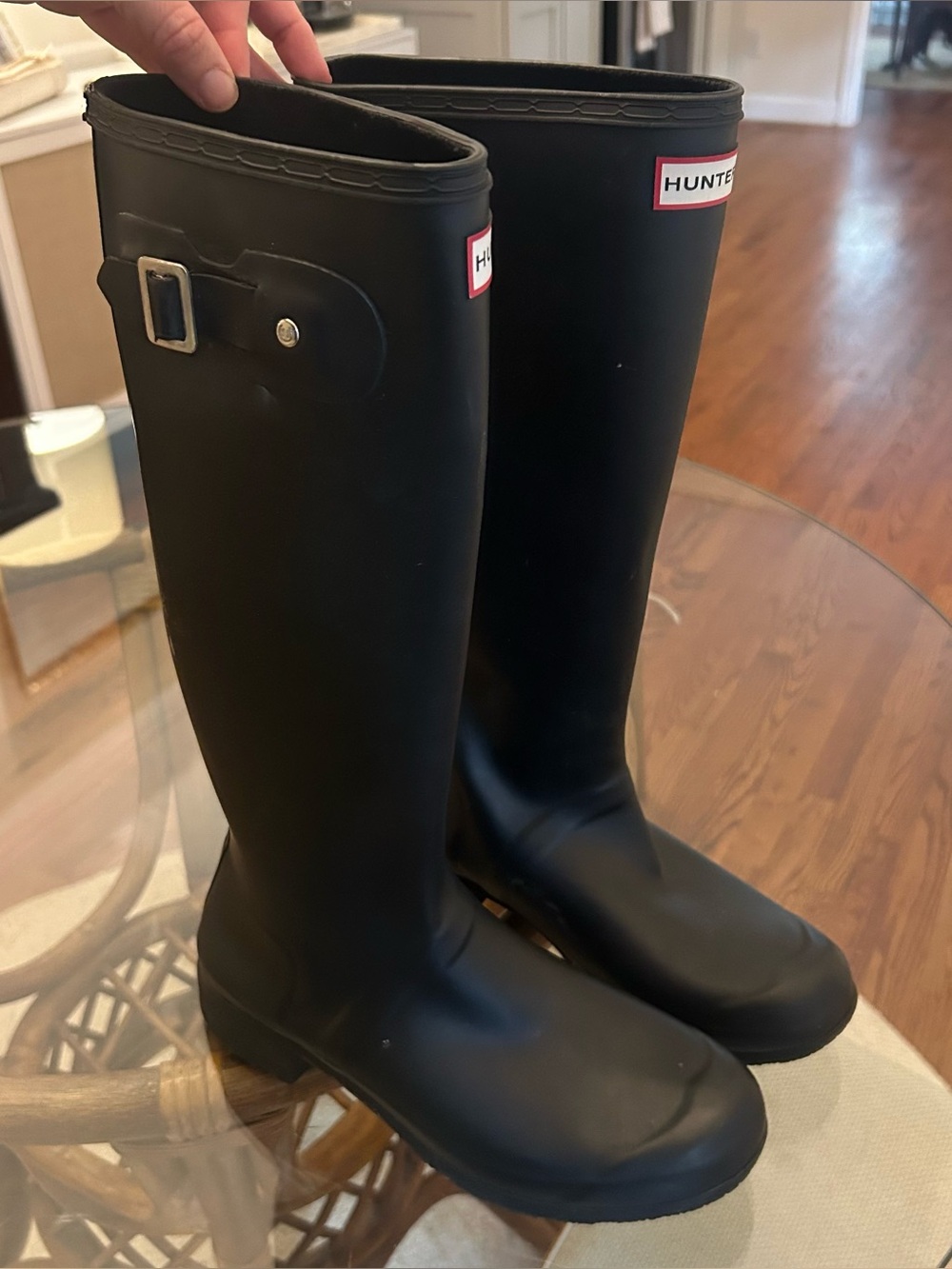 Hunter rainboots size 10